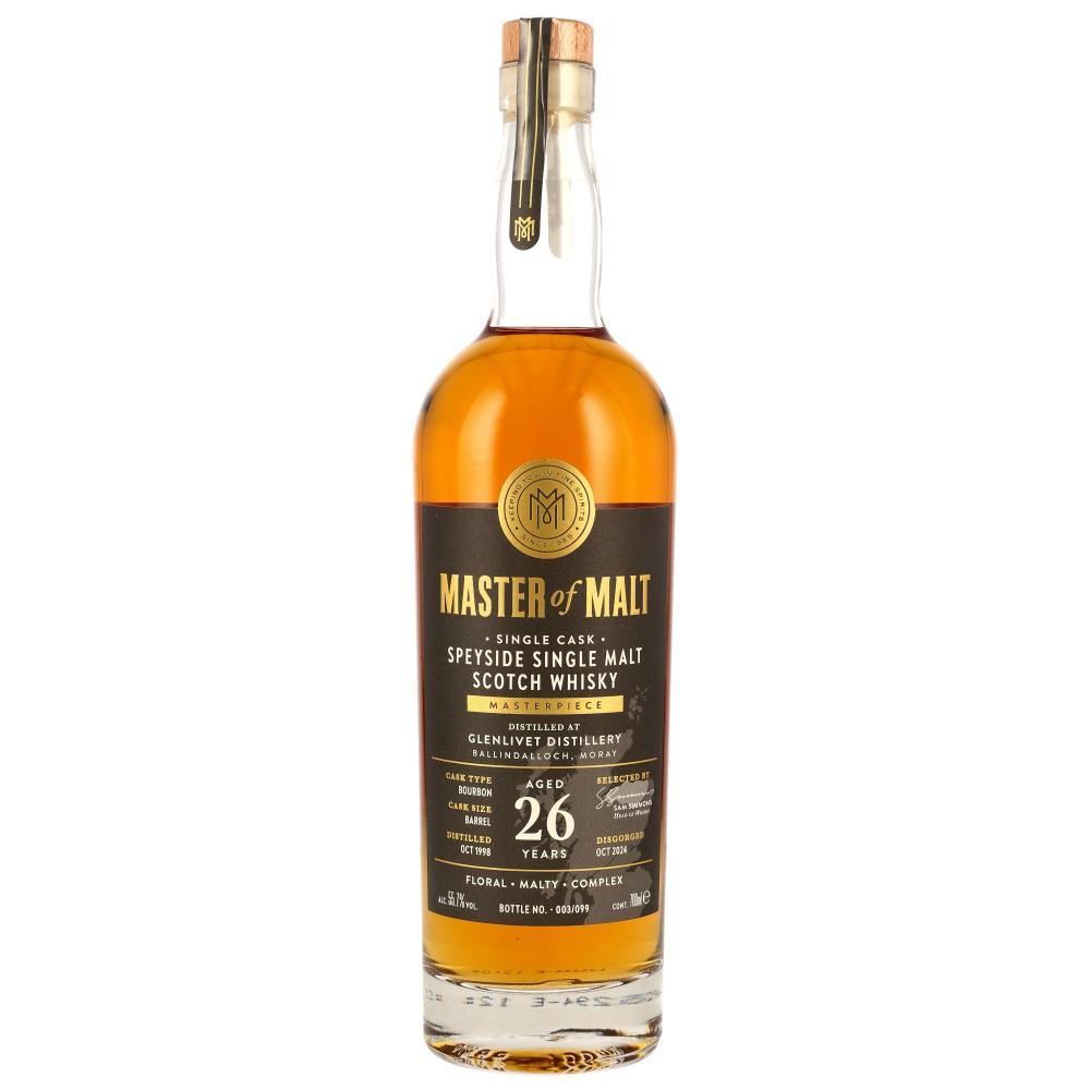 Glenlivet 26 years 1998/2024 Bourbon Barrel Master of Malt 55.7% 0.7l