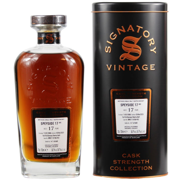 み*く様 SIGNATORY VINTAGE SPEYSIDE （M）17年 Speyside_17_Jahre__M__Signator