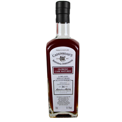 Strathclyde 34 ans Single Grain Authentic Collection Cadenhead's 51,1% 0,7l