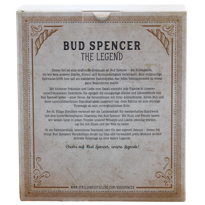 St.Kilian Bud Spencer Likör The Legend Banana Joe Set mit Sammlerglas 21% 0,7l