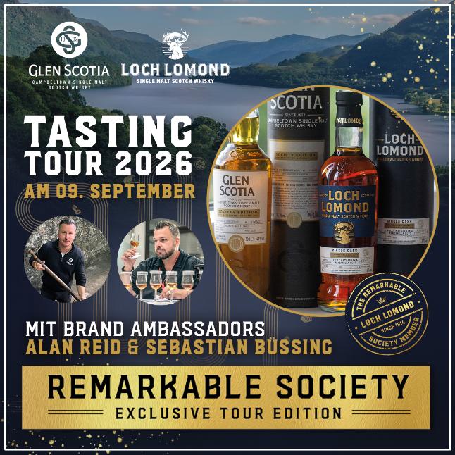 Loch Lomond and Glen Scotia Remarkable Tour - 7 Drams September 9, 26 at 7:00 PM