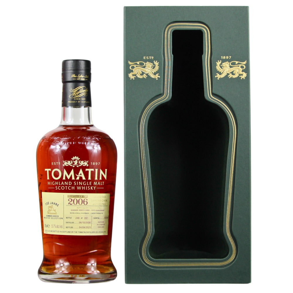 Tomatin 2006/2023 Single Cask Kammer Kirsch 100th Anniversary #33298 55,7% 0,7l