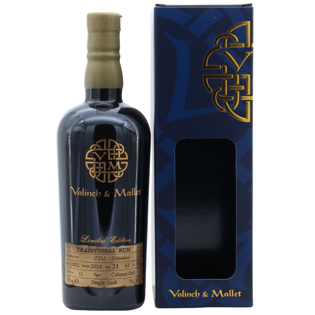 TDL 21 Years Trinidad Rum Valinch &amp; Mallet Cask #12 Limited Edition 54.1% 0.7l