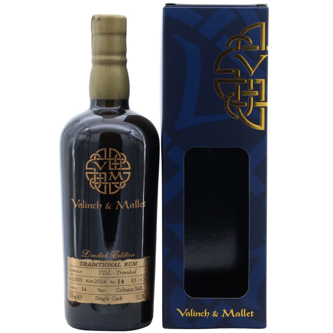 TDL 14 Years Trinidad Rum Valinch &amp; Mallet Cask #14 Limited Edition 51.3% 0.7l
