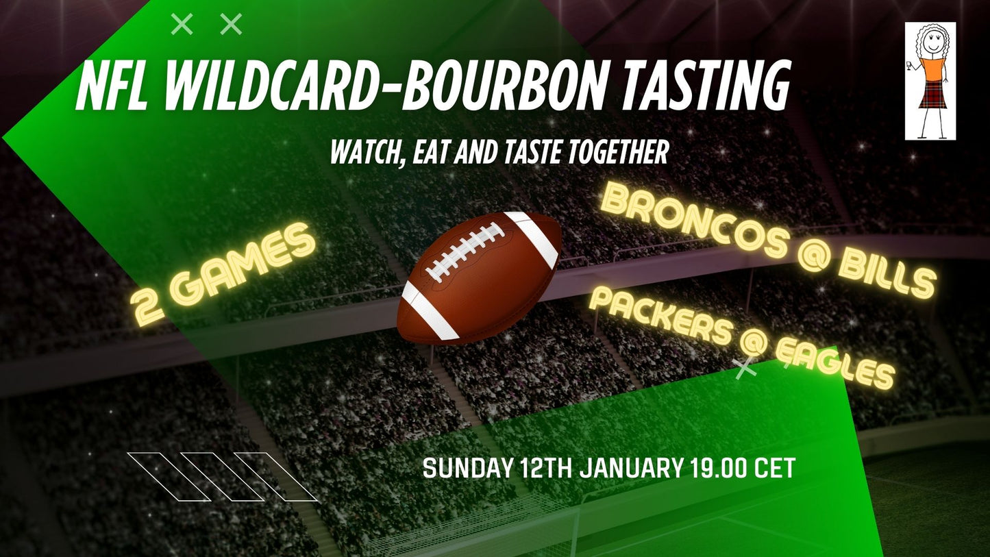 NFL WILDCARD - Bourbon Tasting 7x2cl dimanche 12 janvier - REGARDER, MANGER et GOÛTER