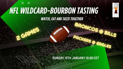 NFL WILDCARD - Bourbon Tasting 7x2cl dimanche 12 janvier - REGARDER, MANGER et GOÛTER