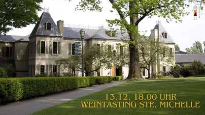 Château Ste. Michelle Wein Tasting mit Philipp Hooji 10 Proben 13.12.24