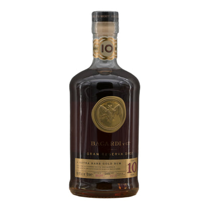 Bacardi y Cia Gran Reserva Diez 10 Year Old Extra Rare Gold Rum 40% 0.7l