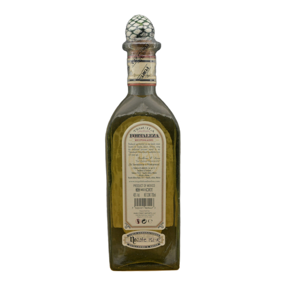 Fortaleza Tequila Reposado Lot 151-R 100% Stone Crushed Agave 40% 0.7l