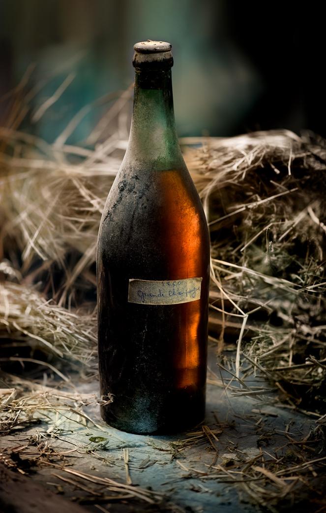 Alte Cohnac Flasche