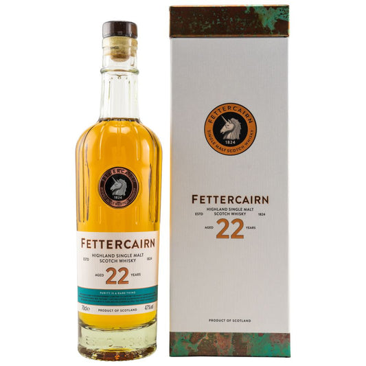 Fettercairn 22 Years Highland Single Malt Whiskey 47% 0.7l