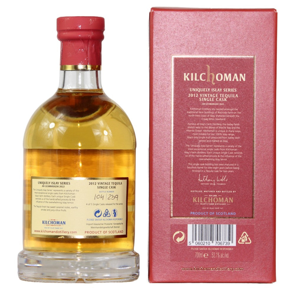 Kilchoman 2012/2022 Tequila Single Cask