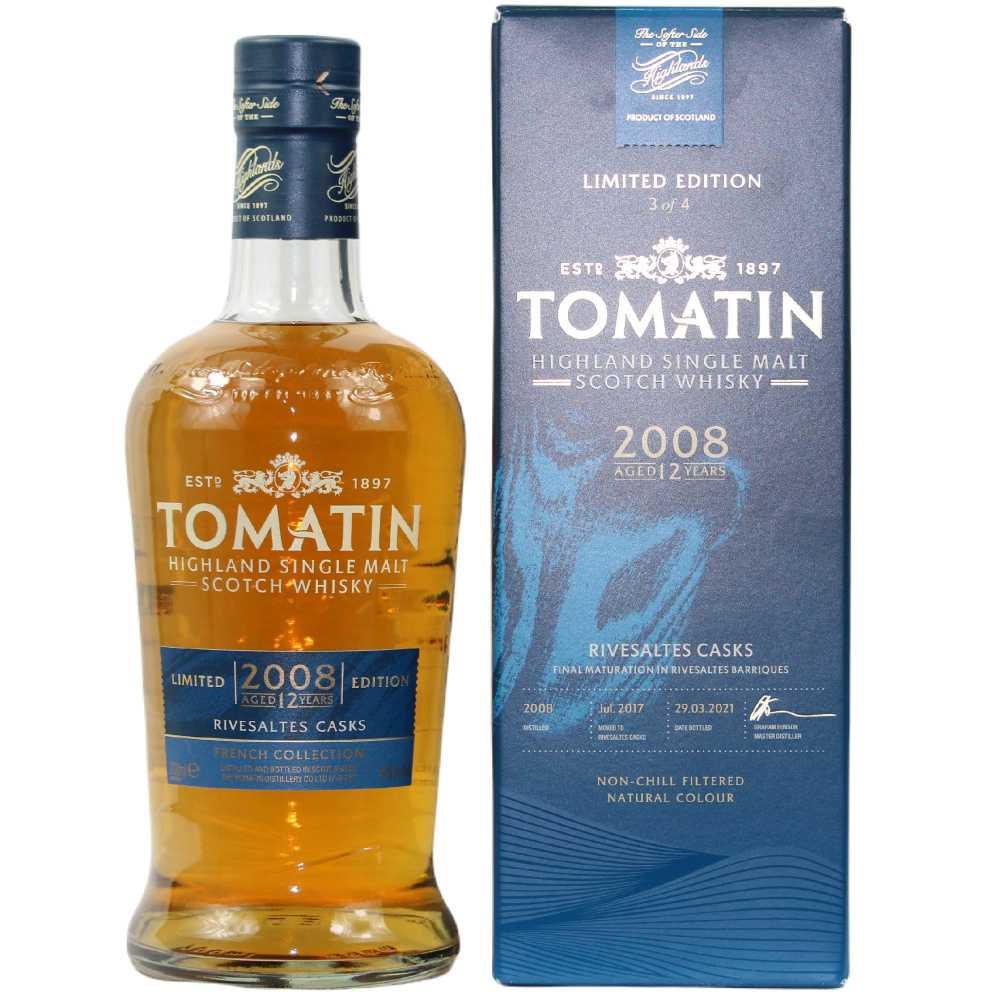 Tomatin French Collection 2008/2021 12 Years Rivesaltes Edition 46% 0.7l