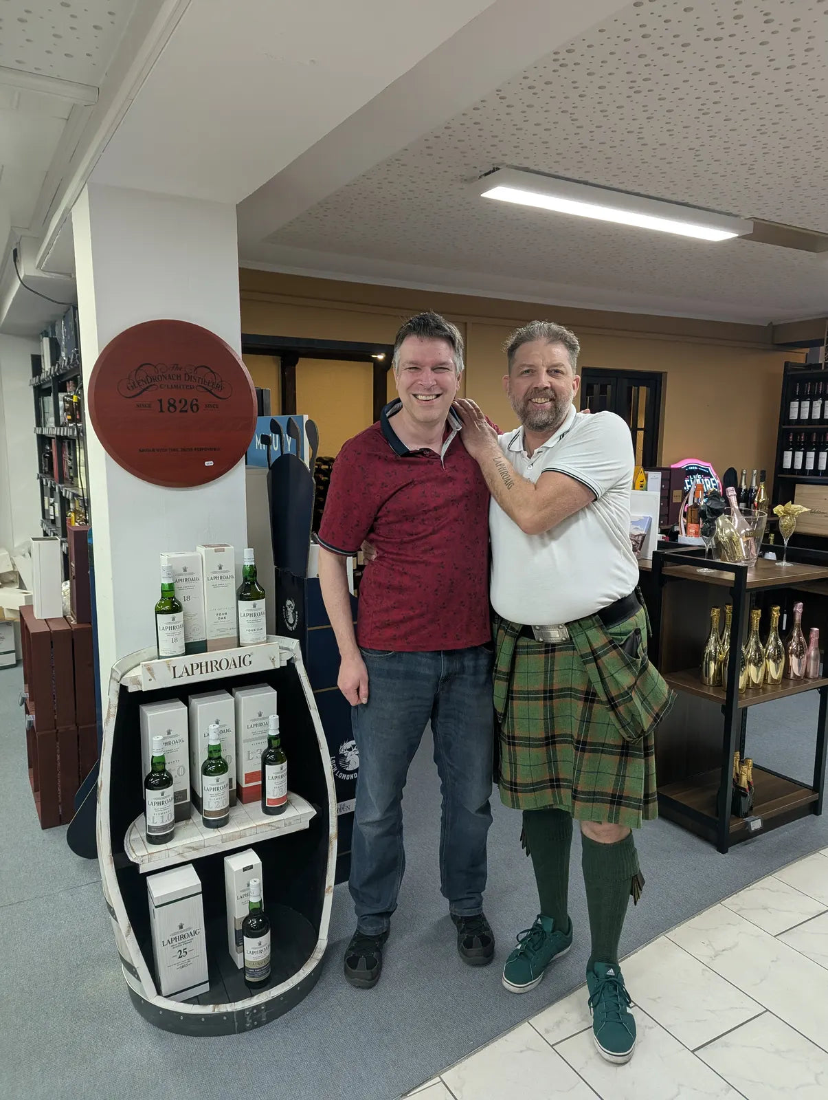 Laphroaig tasting
